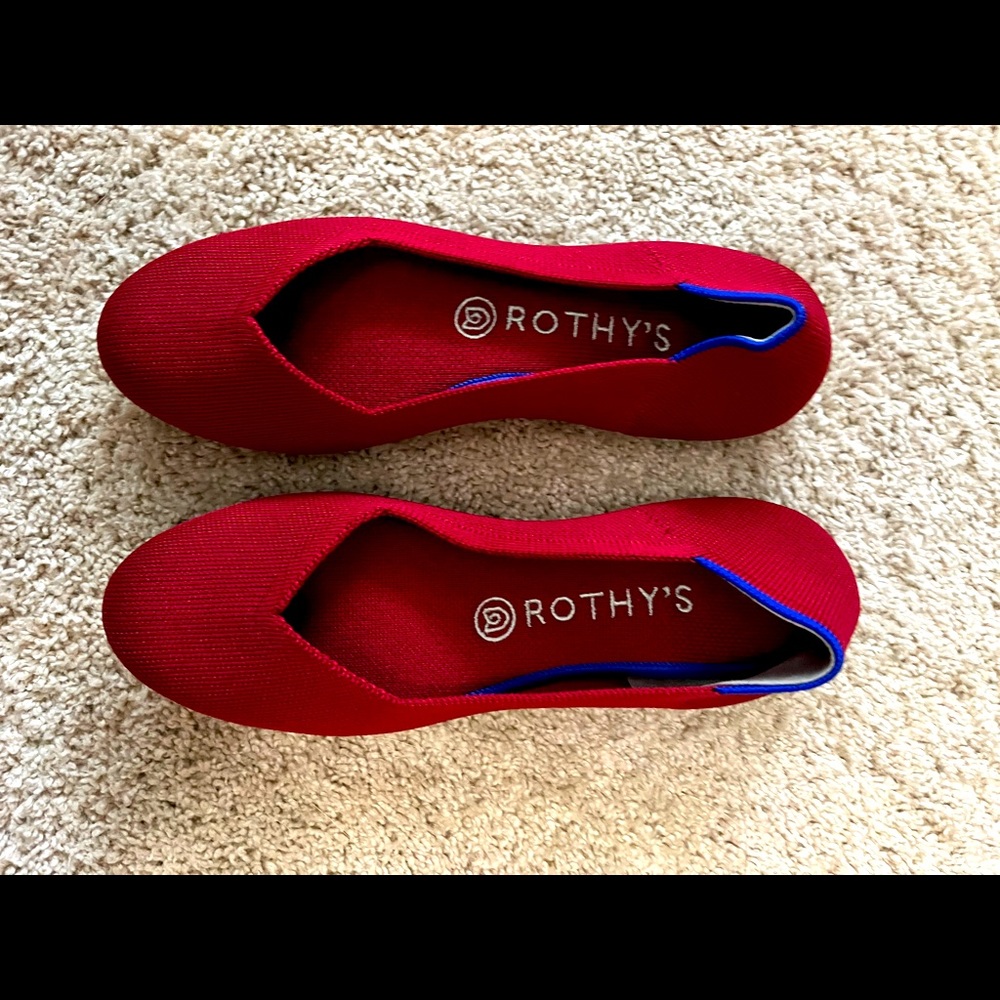 Never worn Rothy’s.
